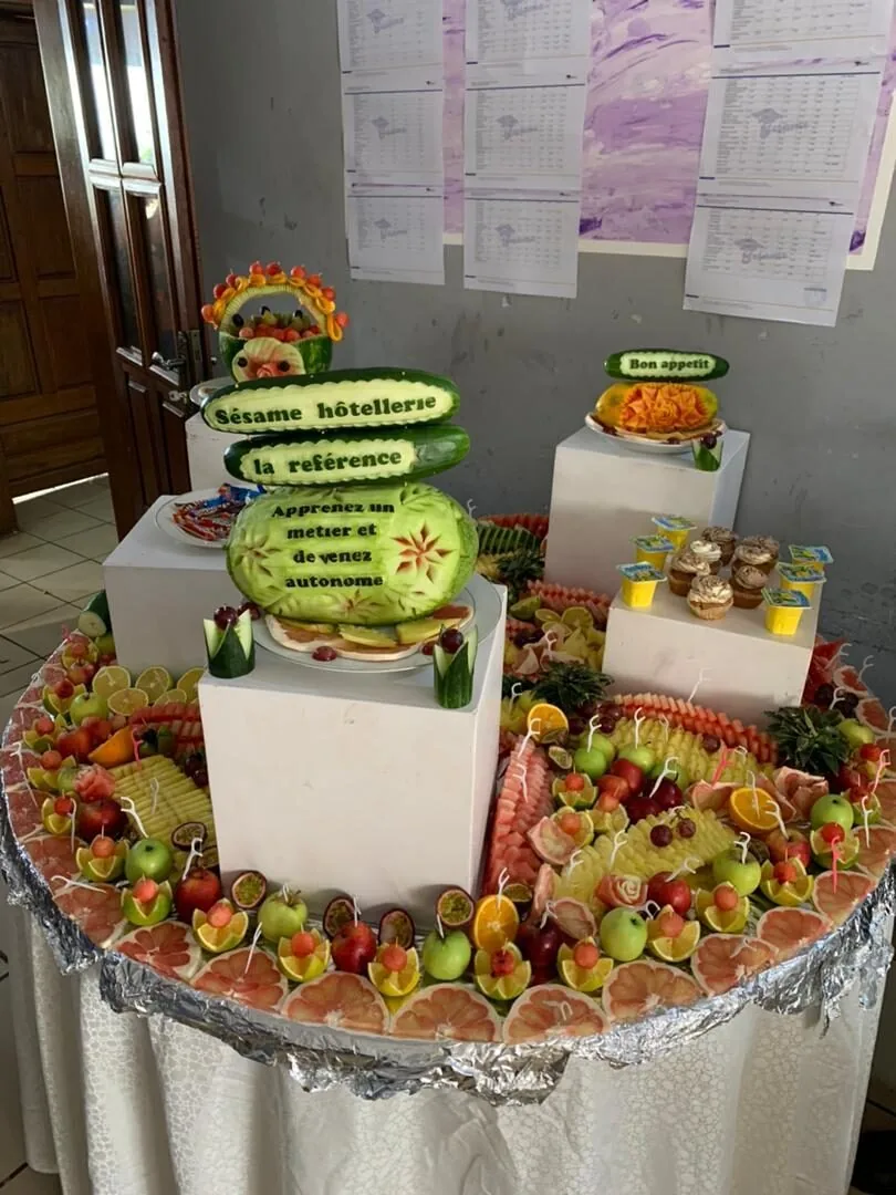 Sculpture sur fruits & légumes — SÉSAME Hôtellerie 07