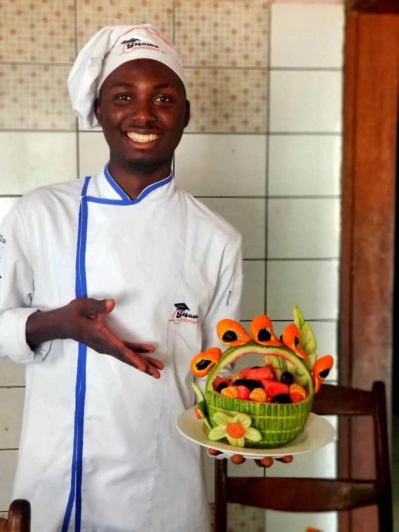 Sculpture sur fruits & légumes — SÉSAME Hôtellerie 25